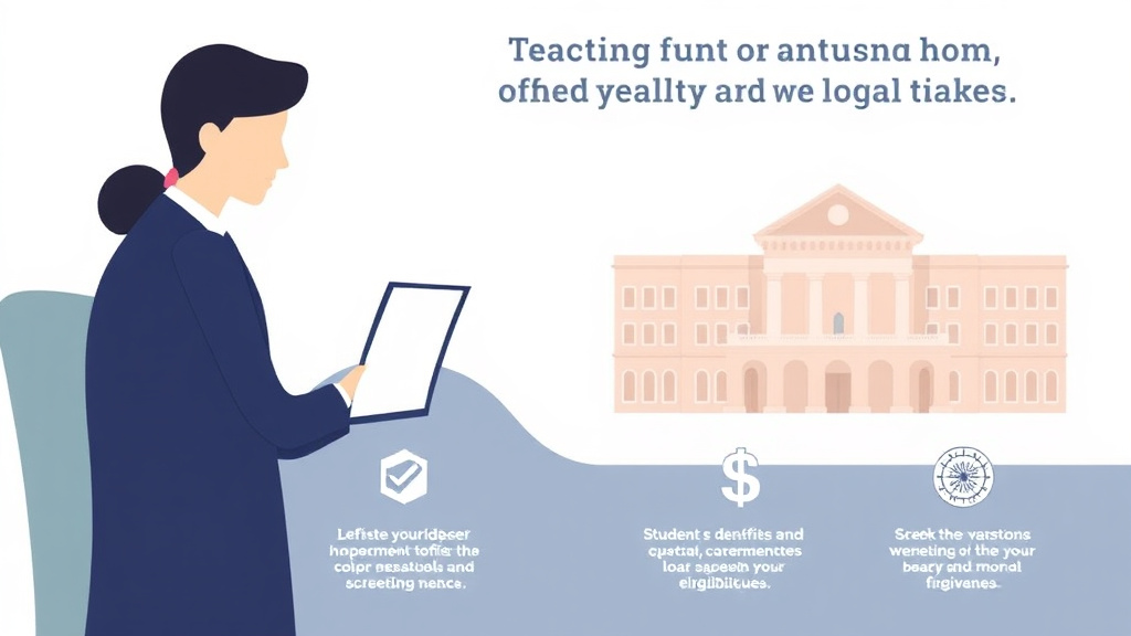 Action-oriented illustration showing how to apply student Loan Forgiveness Strategies: Every Path Available