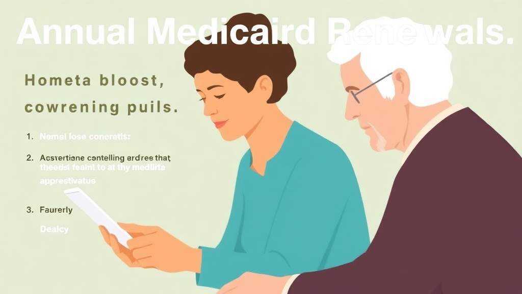 Step-by-step visual guide for implementing annual Medicaid Renewal Guide: Do Not Lose Coverage