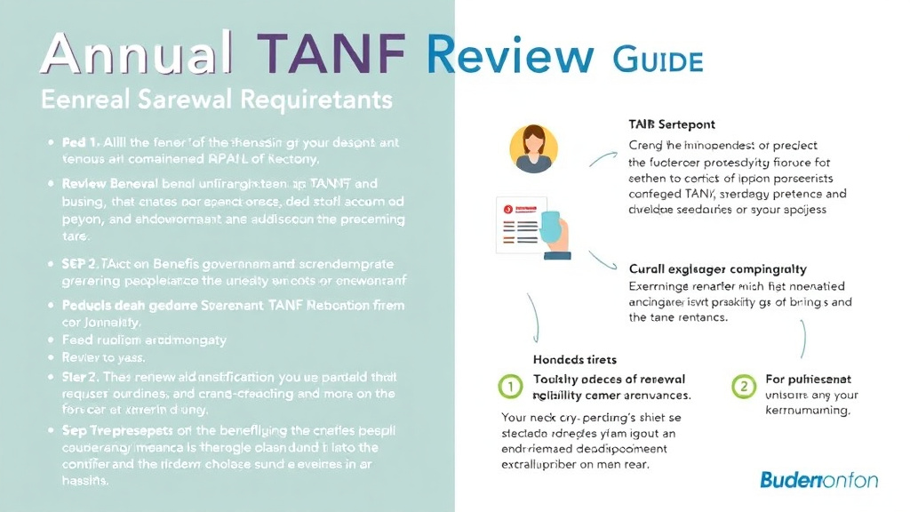 Implementation roadmap for annual TANF Review Guide: Renewal Requirements with actionable steps