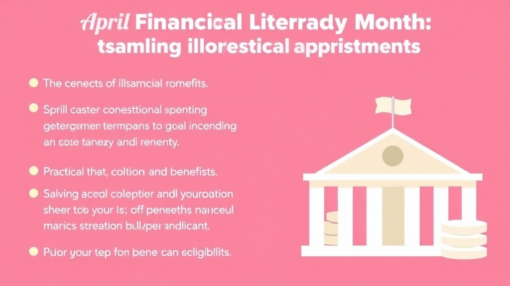 Process flow illustration for putting april Financial Literacy Month: Benefits and Savings Tips into action