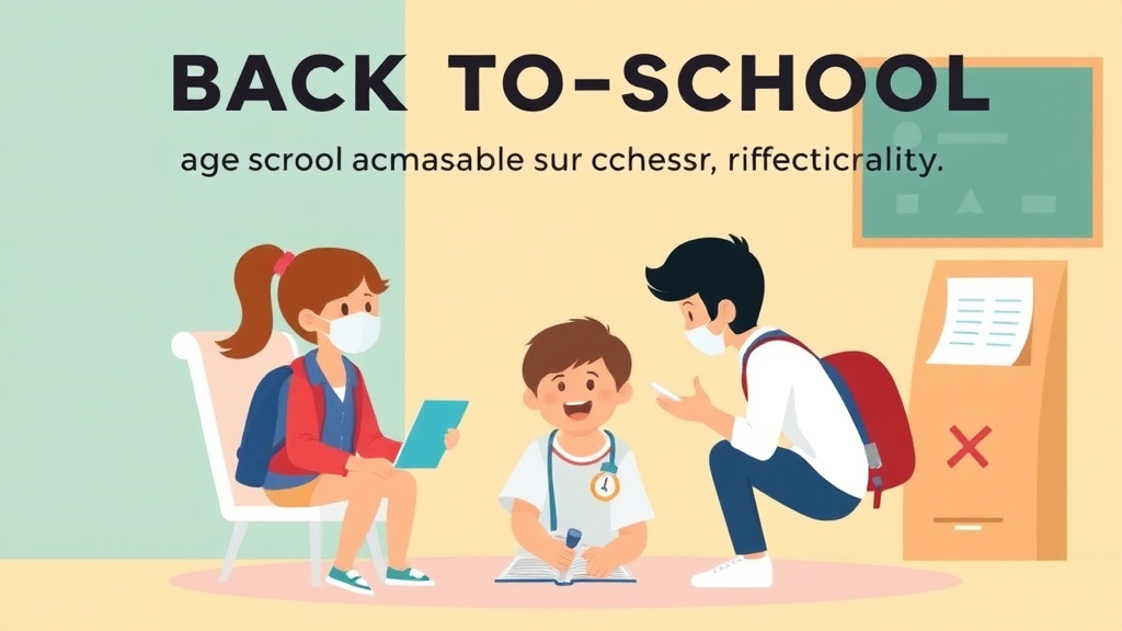 An informative visual explaining back-to-School Health Checkups: Free Through Medicaid and CHIP for beginners and professionals