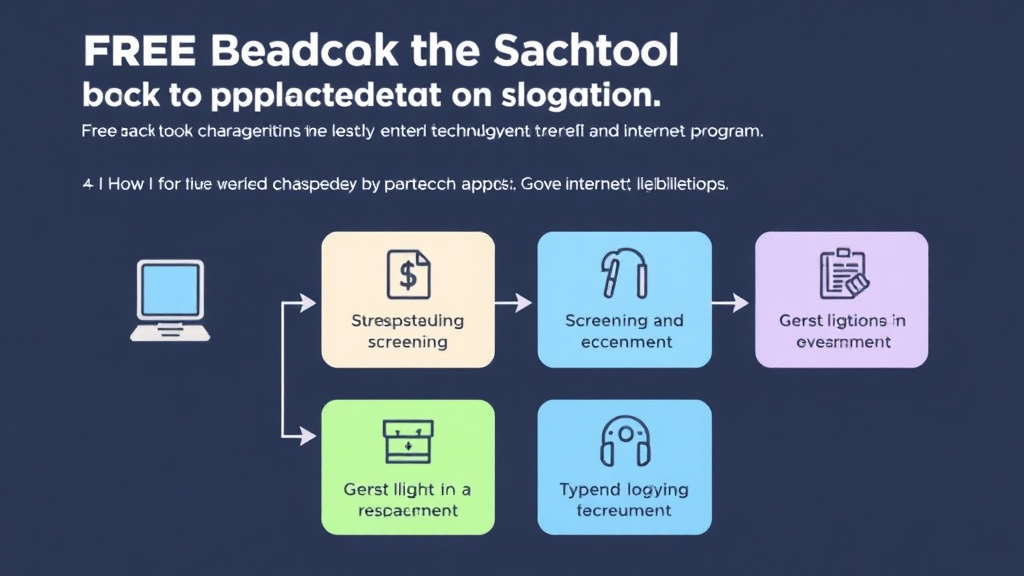 Practical checklist visual for free Back-to-School Technology: Laptops and Internet Programs