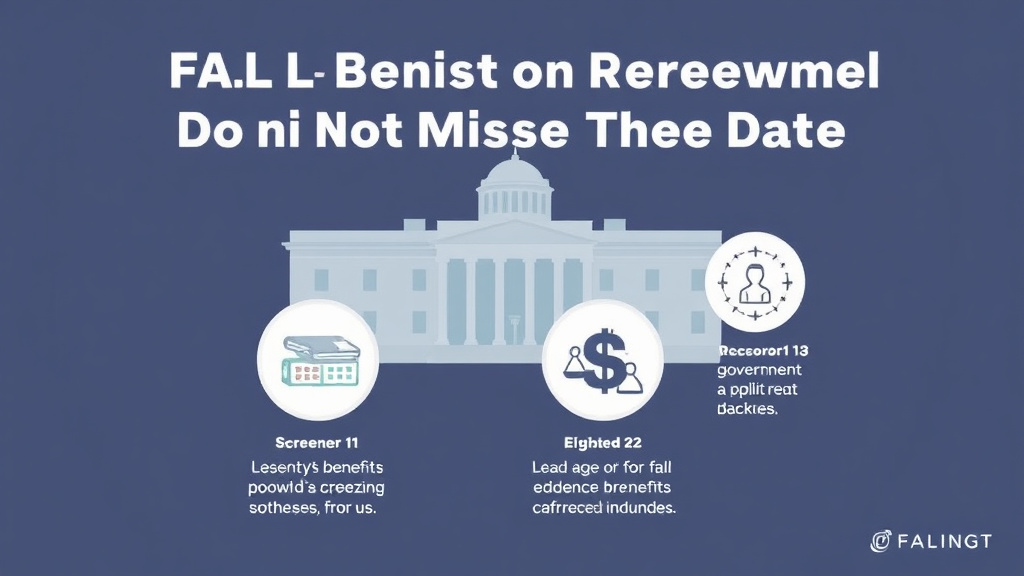 Action-oriented illustration showing how to apply fall Benefit Renewal Deadlines: Do Not Miss These Dates