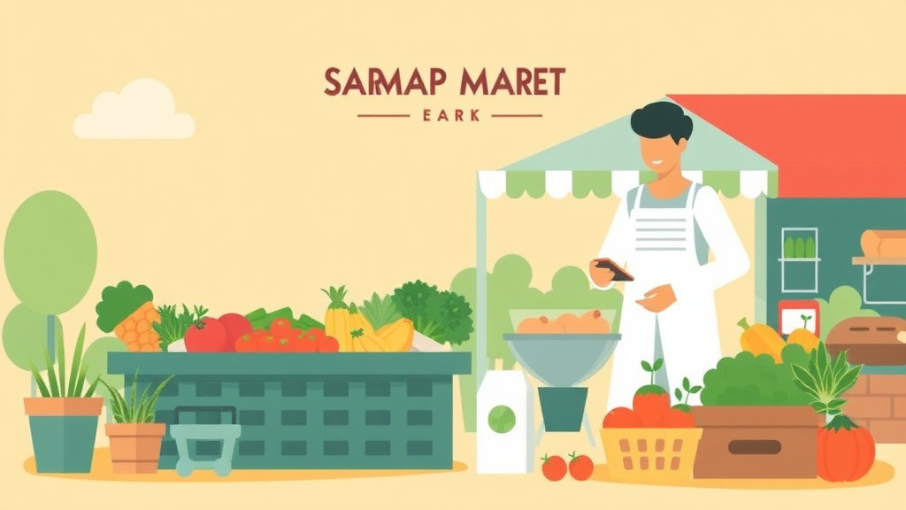 Conceptual diagram showing how farmers Market Season SNAP Guide: Double Your Dollars works in practice