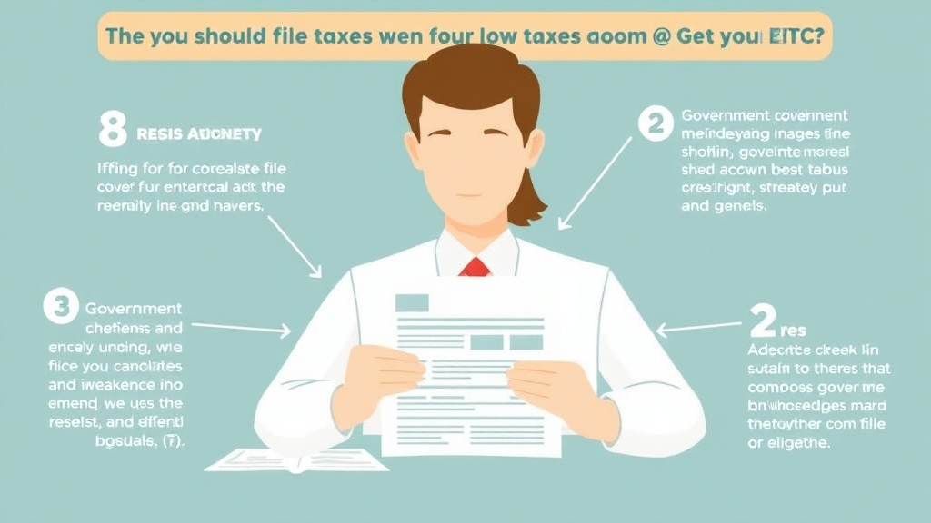 Practical checklist visual for why You Should File Taxes Even With Low Income: Get Your EITC