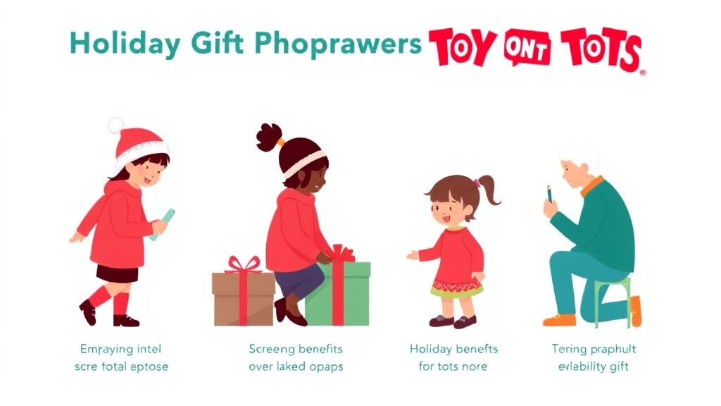 Practical workflow diagram for holiday Gift Programs for Children: Toys for Tots and More