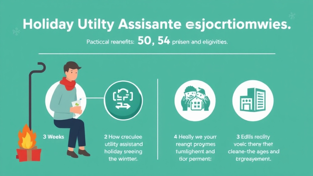 Step-by-step visual guide for implementing holiday Utility Assistance Programs: Stay Warm This Winter
