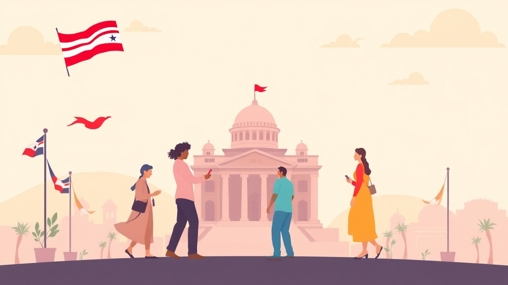 A professional illustration depicting independence Day: Benefits Available to Immigrants