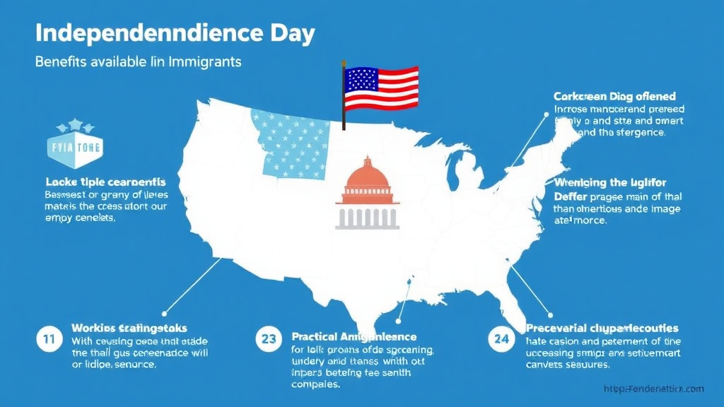 Practical workflow diagram for independence Day: Benefits Available to Immigrants