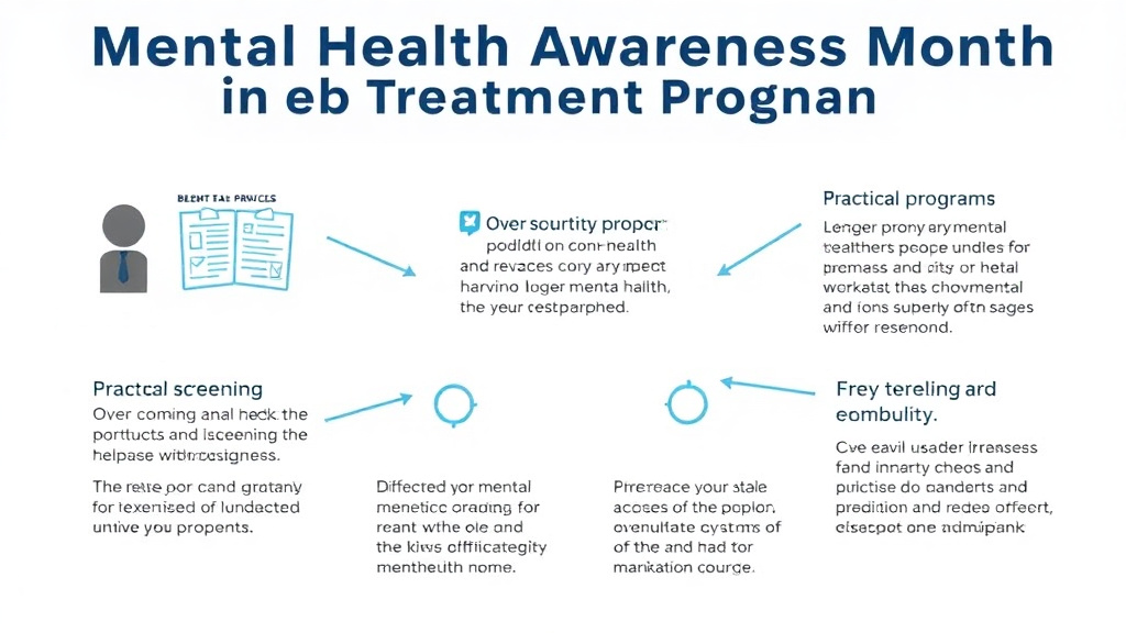 Practical workflow diagram for mental Health Awareness Month: Free Treatment Programs
