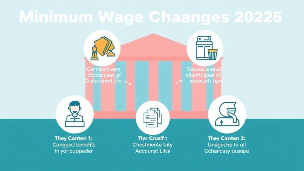 Action-oriented illustration showing how to apply minimum Wage Changes 2026: How They Affect Your Benefits