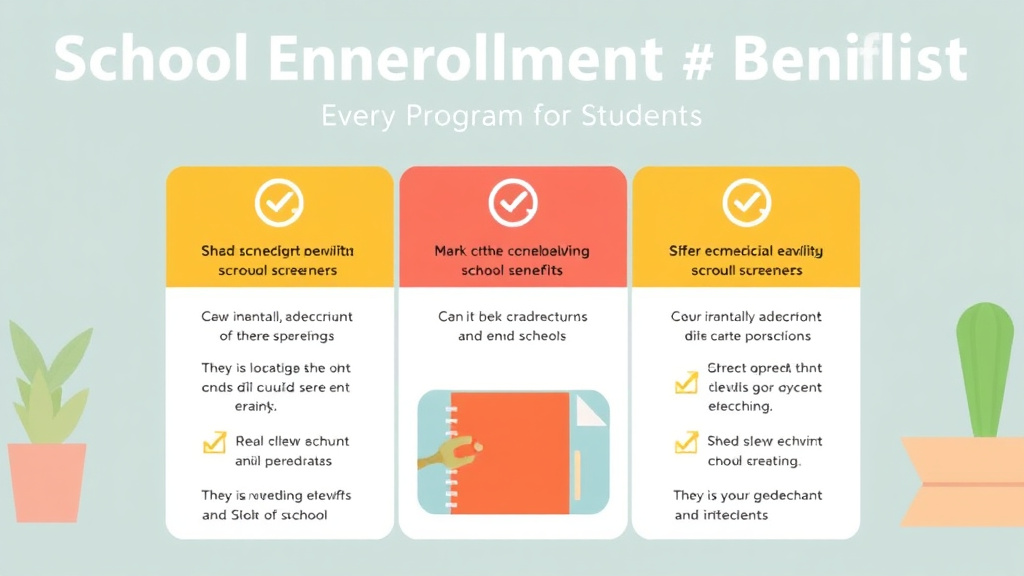 Implementation roadmap for school Enrollment Benefits Checklist: Every Program for Students with actionable steps
