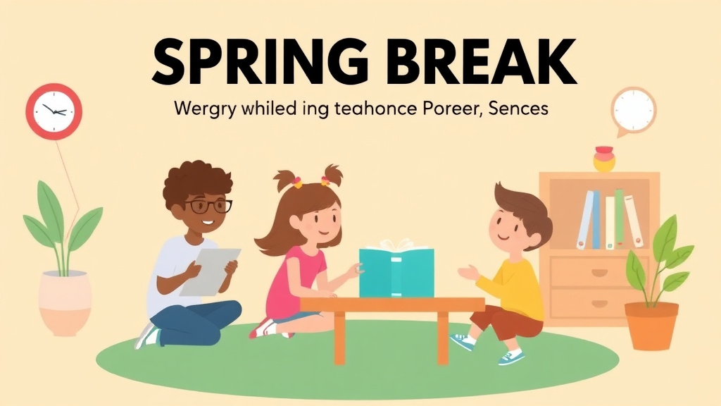 An informative visual explaining spring Break Childcare Assistance Programs for beginners and professionals