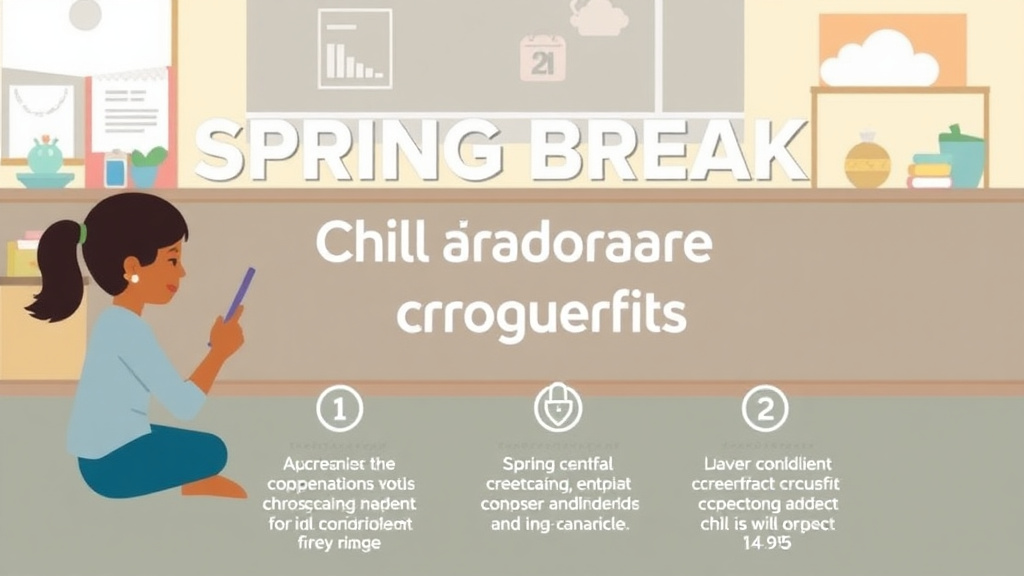 Step-by-step visual guide for implementing spring Break Childcare Assistance Programs
