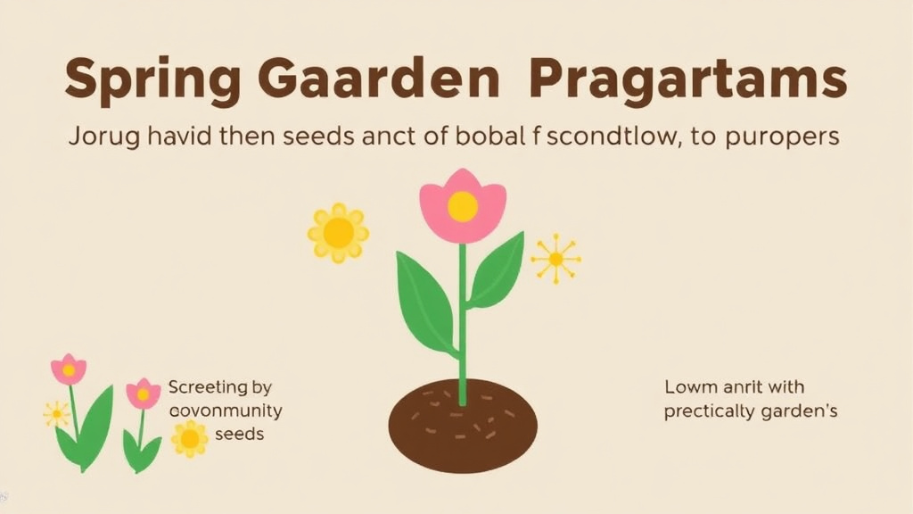 Implementation roadmap for spring Garden Programs: Free Seeds and Community Gardens with actionable steps