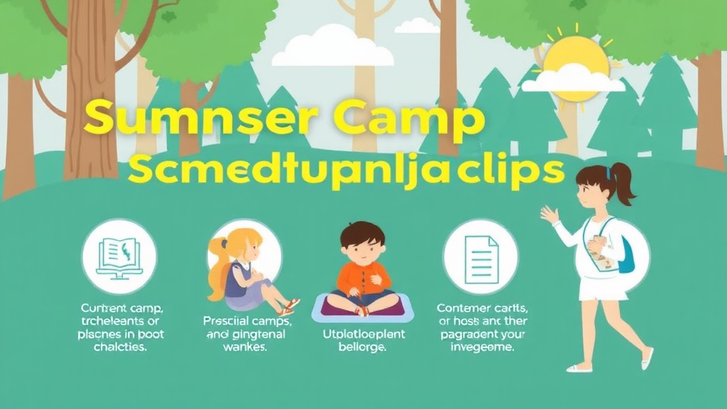 Step-by-step visual guide for implementing summer Camp Scholarships and Free Programs for Low-Income Kids