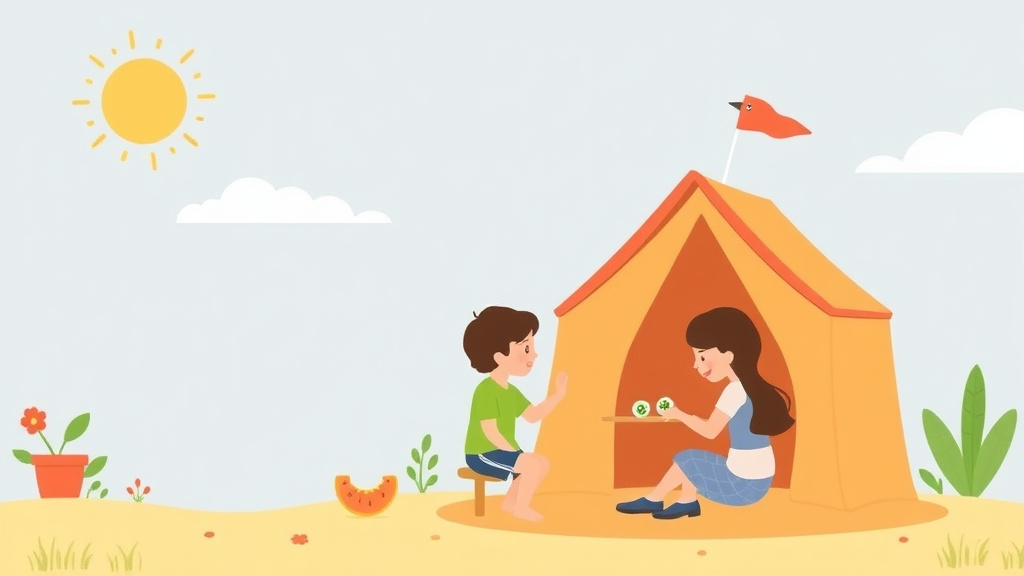 Illustration breaking down the fundamentals of summer Childcare Assistance: Programs and Subsidies