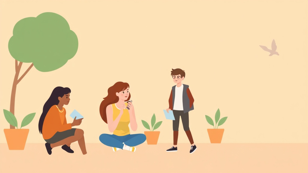 A professional illustration depicting summer Youth Employment Programs: Paid Jobs for Teens