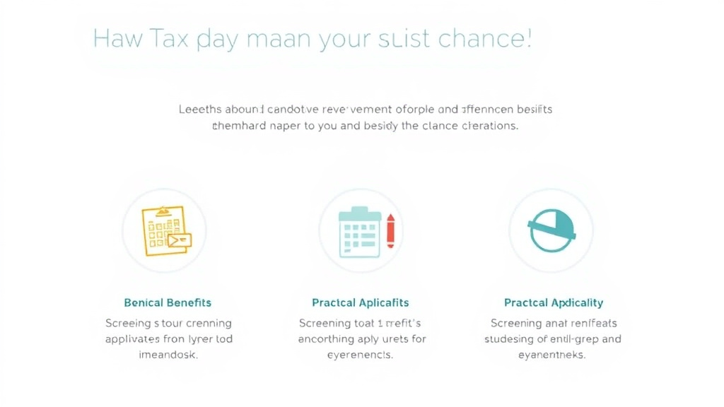 Step-by-step visual guide for implementing tax Day Benefit Reminders: Last Chance for Credits