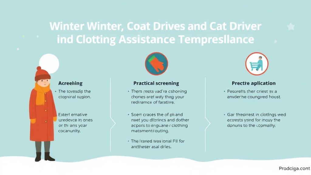 Hands-on guide visualization for winter Coat Drives and Clothing Assistance Programs