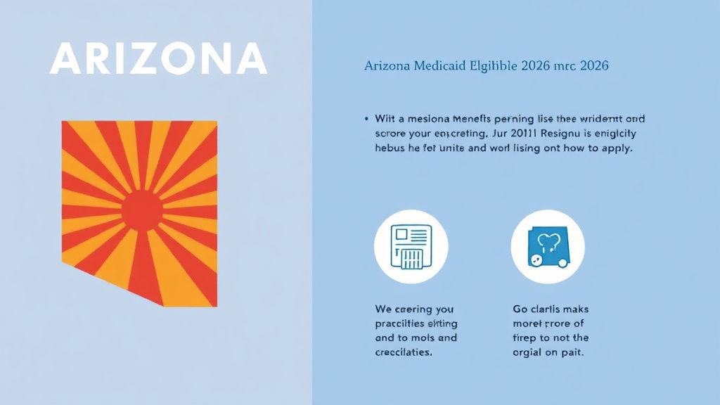 Hands-on guide visualization for arizona Medicaid Eligibility 2026: Income Limits and How to Apply