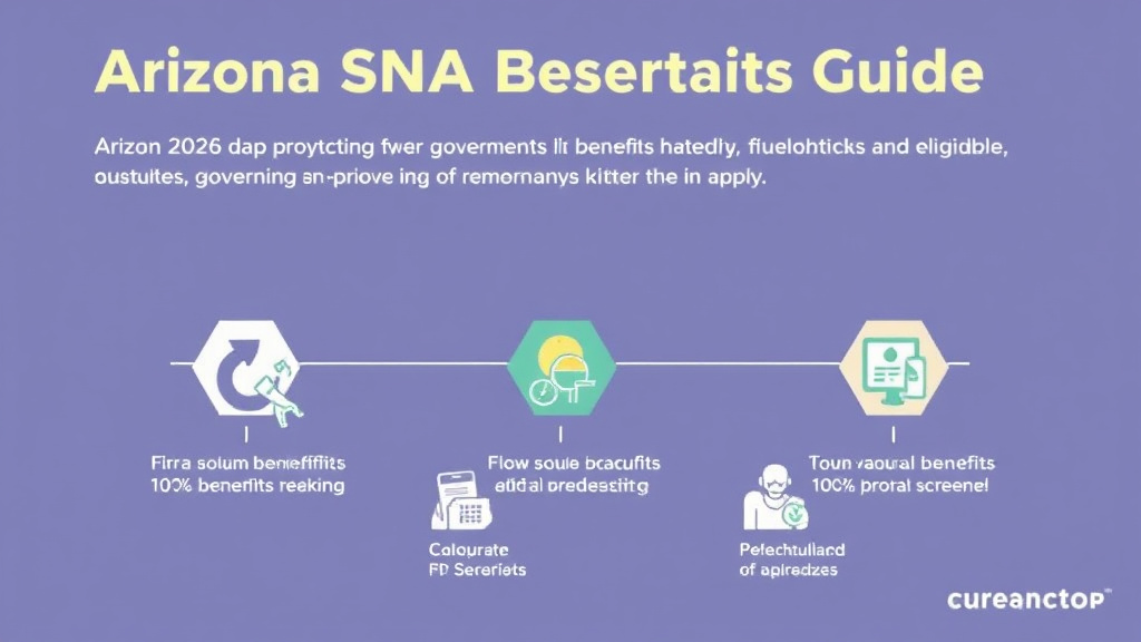 Action-oriented illustration showing how to apply arizona SNAP Benefits Guide 2026: Amounts, Eligibility, and How to Apply