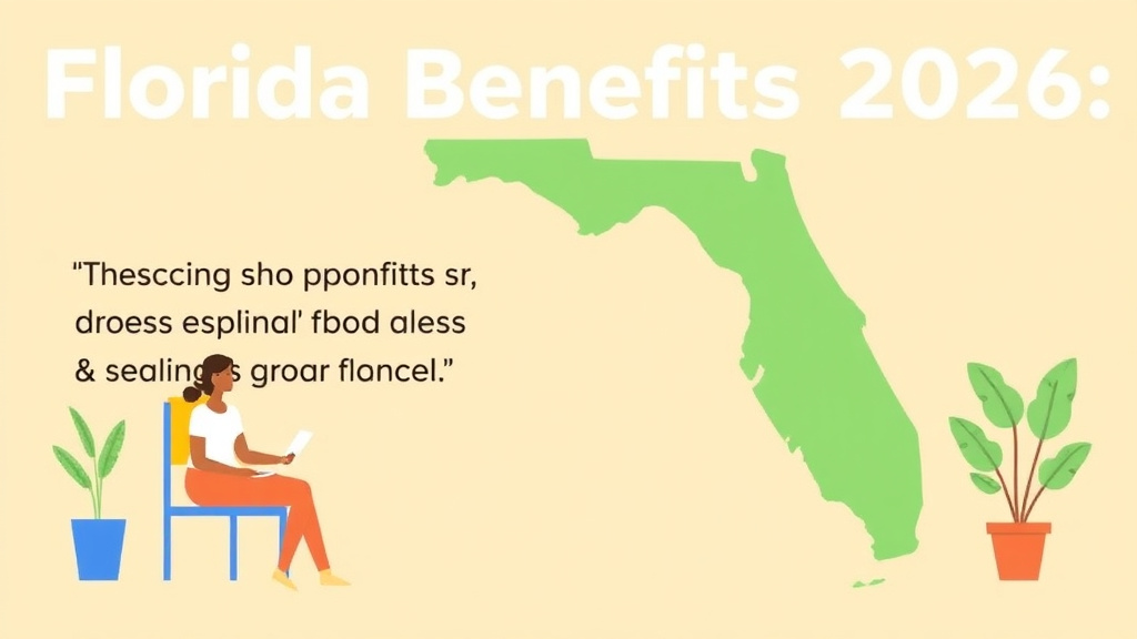 Educational graphic covering the essentials of florida Benefits Guide 2026: Every Program Available to Residents