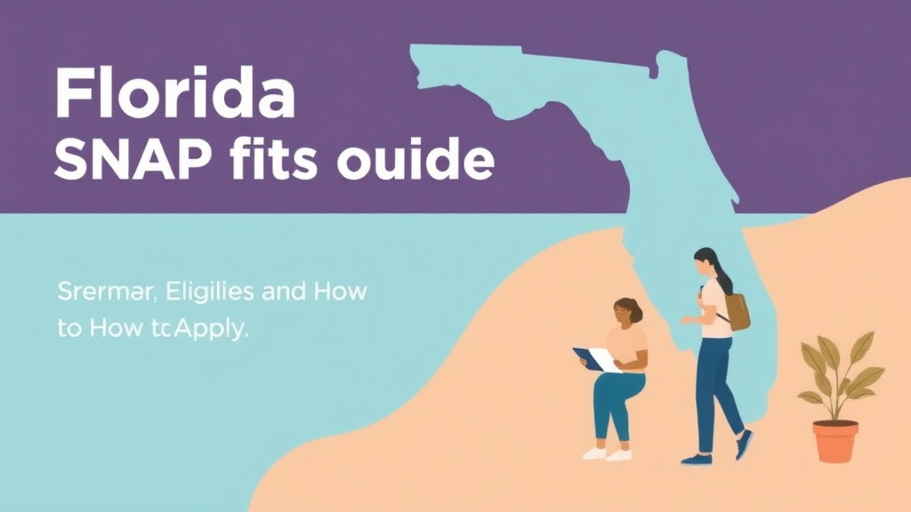 A professional illustration depicting florida SNAP Benefits Guide 2026: Amounts, Eligibility, and How to Apply