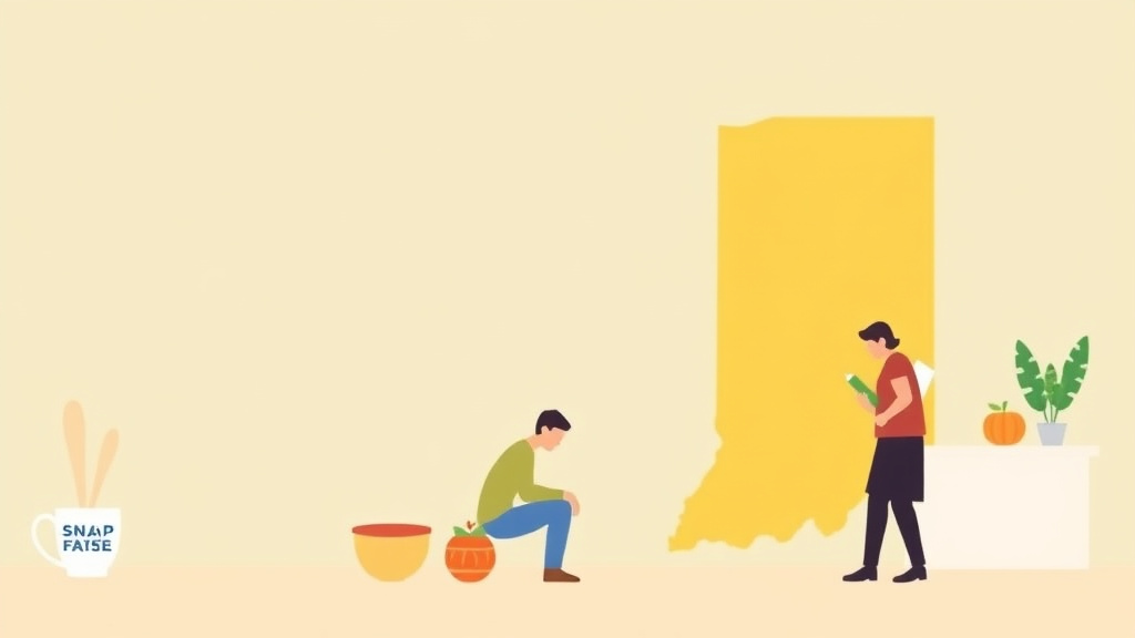 Visual overview of indiana SNAP Benefits Guide 2026: Amounts, Eligibility, and How to Apply with key concepts highlighted