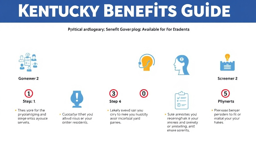Process flow illustration for putting kentucky Benefits Guide 2026: Every Program Available to Residents into action