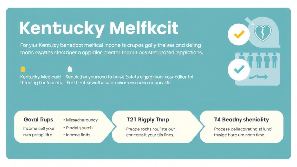 Action-oriented illustration showing how to apply kentucky Medicaid Eligibility 2026: Income Limits and How to Apply