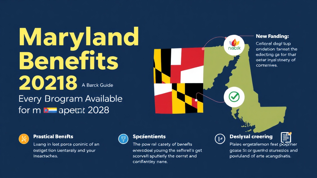 Action-oriented illustration showing how to apply maryland Benefits Guide 2026: Every Program Available to Residents
