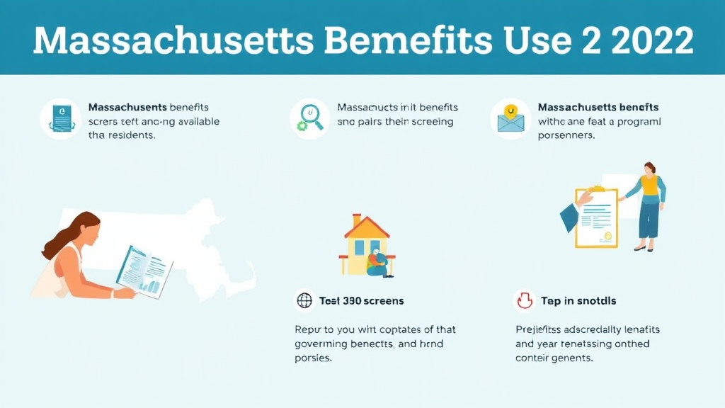 Process flow illustration for putting massachusetts Benefits Guide 2026: Every Program Available to Residents into action