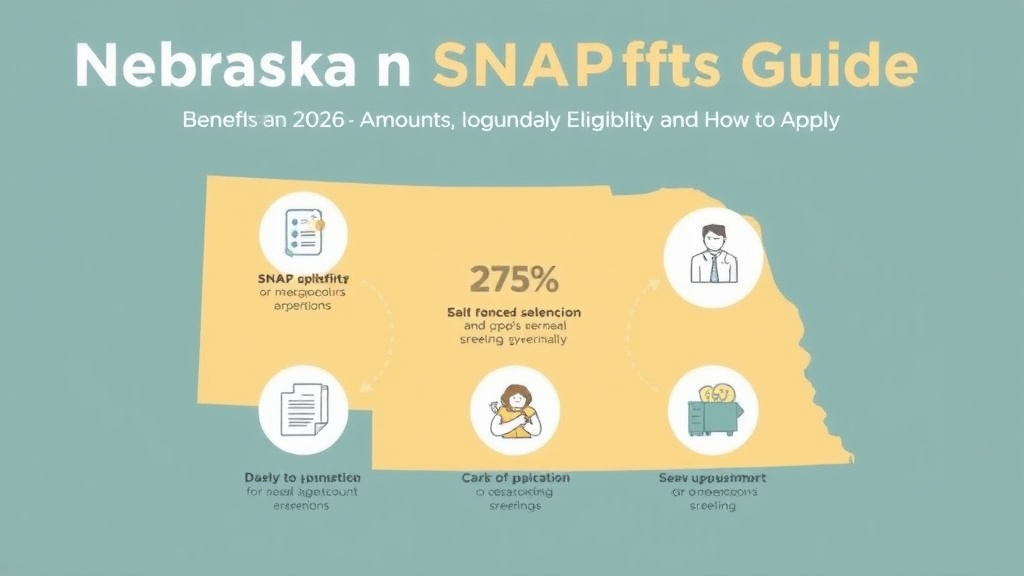 Practical workflow diagram for nebraska SNAP Benefits Guide 2026: Amounts, Eligibility, and How to Apply