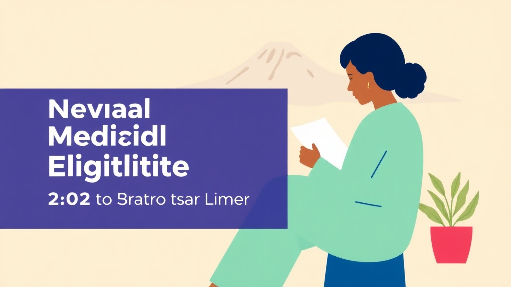 A professional illustration depicting nevada Medicaid Eligibility 2026: Income Limits and How to Apply