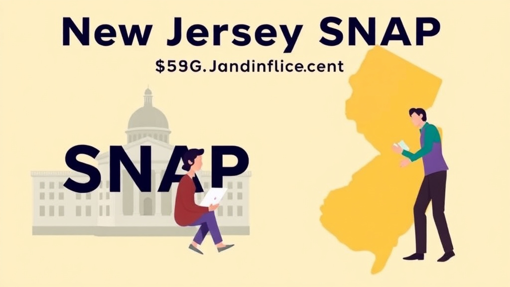 Visual overview of new Jersey SNAP Benefits Guide 2026: Amounts, Eligibility, and How to Apply with key concepts highlighted