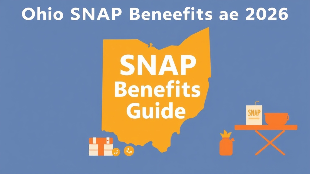 An informative visual explaining ohio SNAP Benefits Guide 2026: Amounts, Eligibility, and How to Apply for beginners and professionals