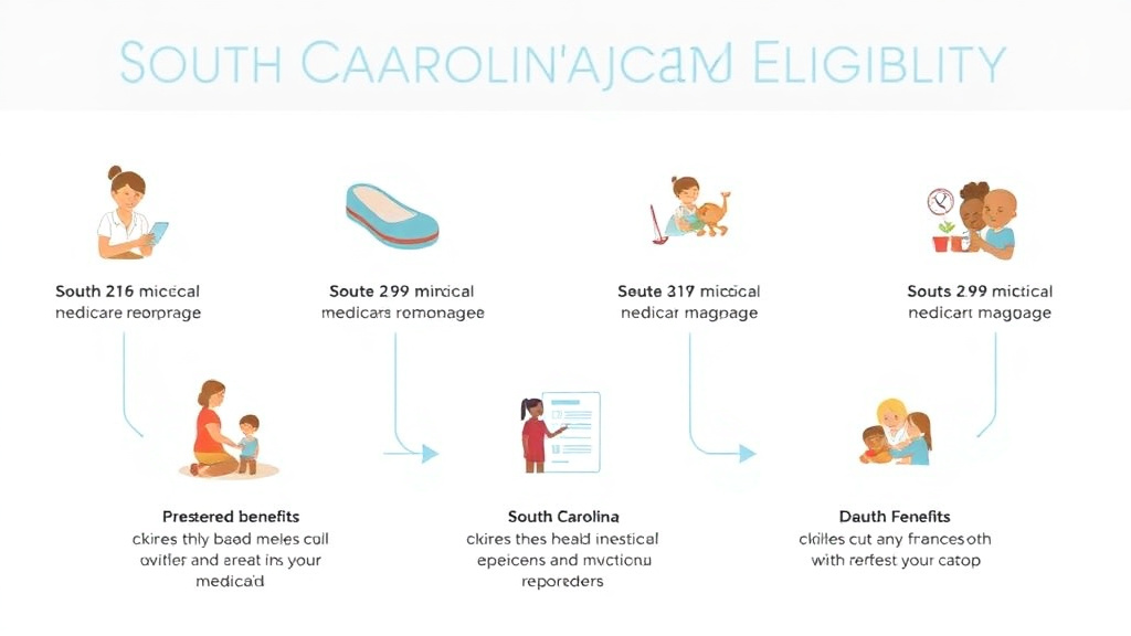 Hands-on guide visualization for south Carolina Medicaid Eligibility 2026: Income Limits and How to Apply