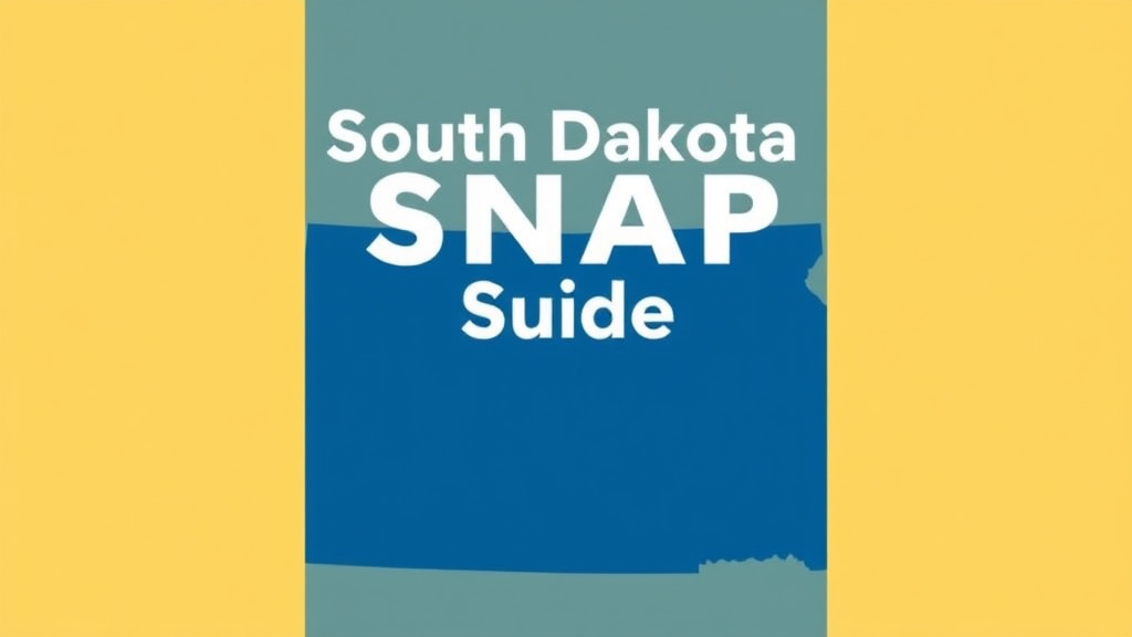 A professional illustration depicting south Dakota SNAP Benefits Guide 2026: Amounts, Eligibility, and How to Apply