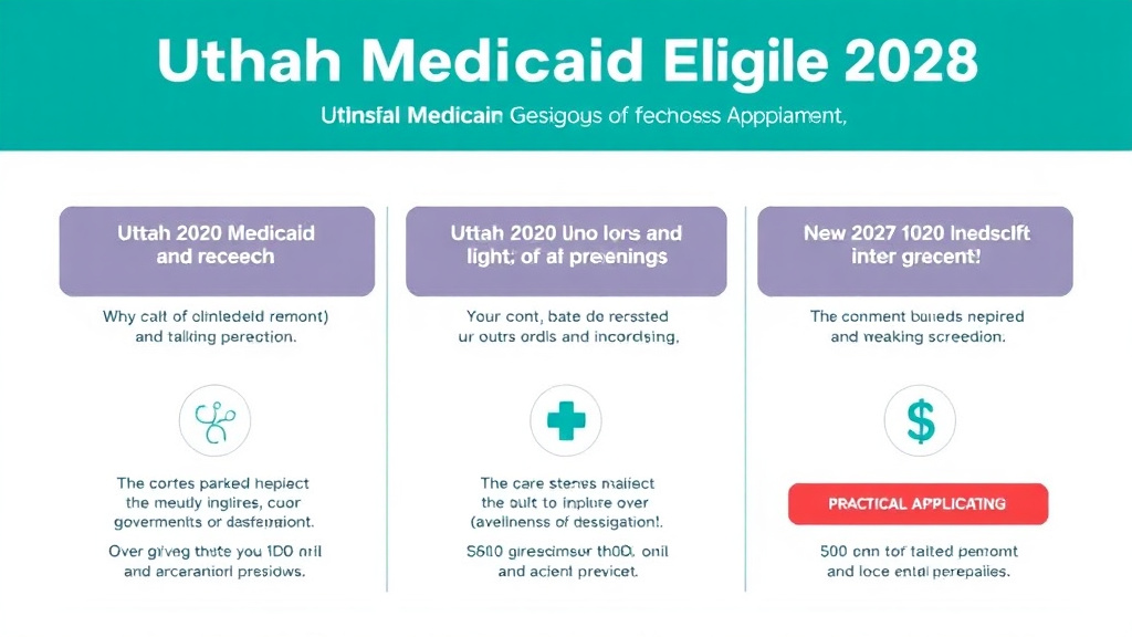 Process flow illustration for putting utah Medicaid Eligibility 2026: Income Limits and How to Apply into action