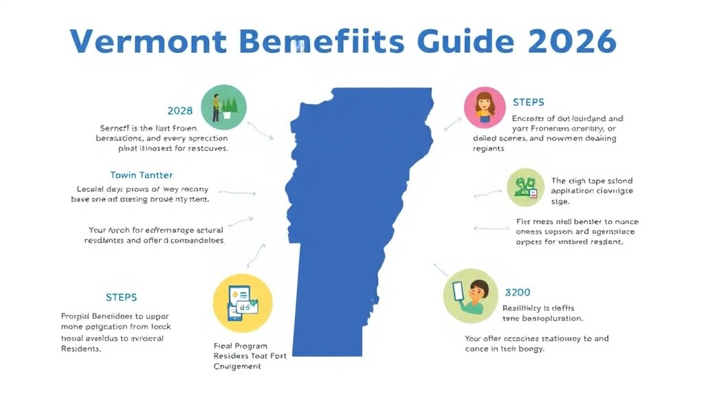 Practical checklist visual for vermont Benefits Guide 2026: Every Program Available to Residents