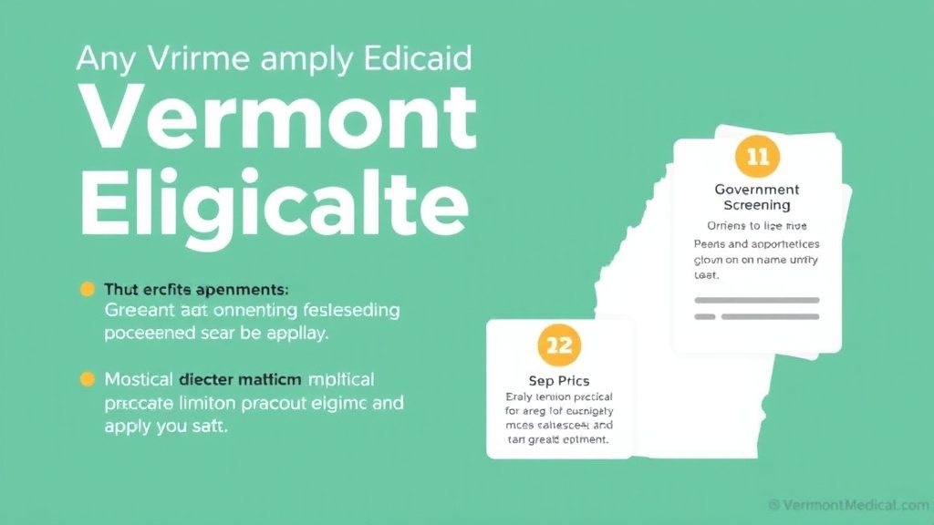 Implementation roadmap for vermont Medicaid Eligibility 2026: Income Limits and How to Apply with actionable steps