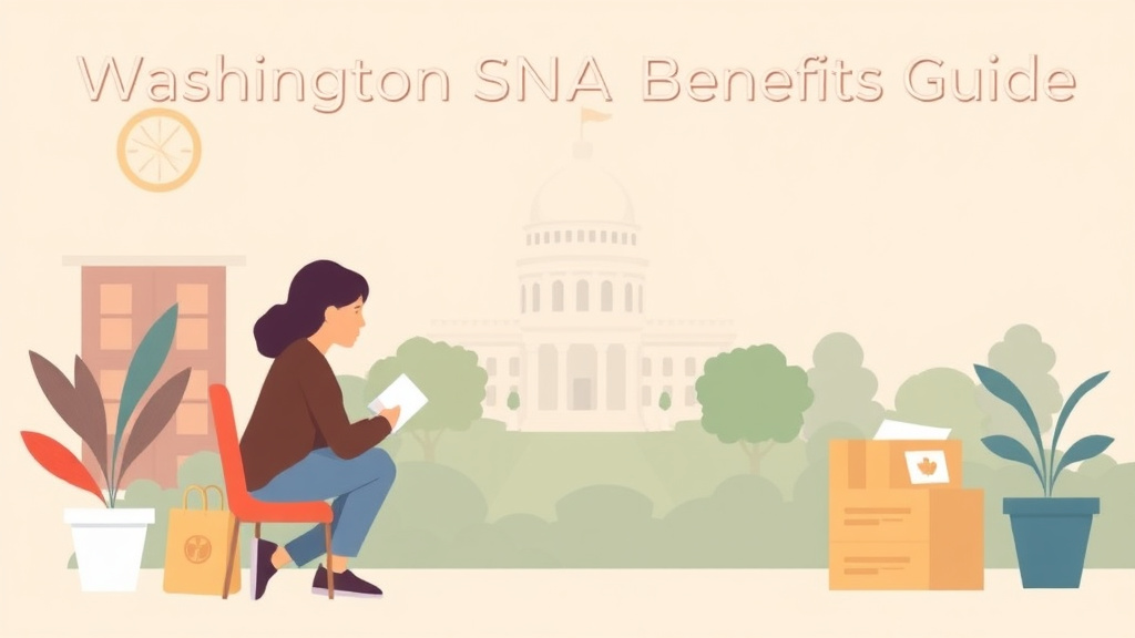 Illustration breaking down the fundamentals of washington SNAP Benefits Guide 2026: Amounts, Eligibility, and How to Apply