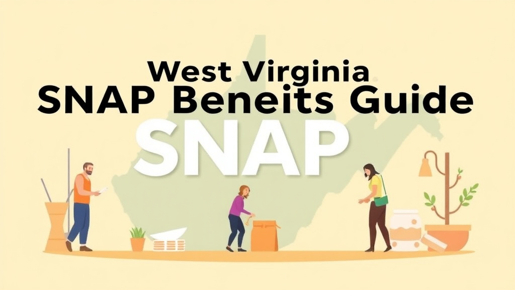 Educational graphic covering the essentials of west Virginia SNAP Benefits Guide 2026: Amounts, Eligibility, and How to Apply