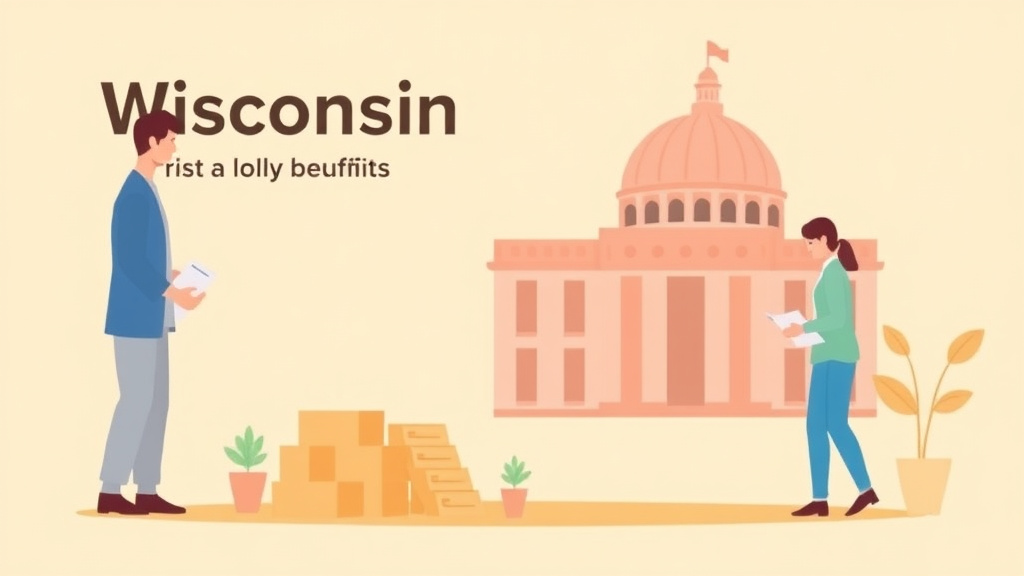 A professional illustration depicting wisconsin SNAP Benefits Guide 2026: Amounts, Eligibility, and How to Apply